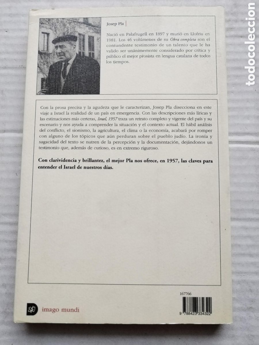 Libros de segunda mano: ISRAEL/JOSEP PLA..... - Foto 4