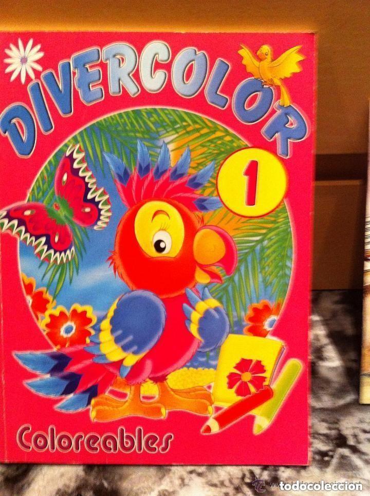 Libros de segunda mano: DIVERCOLOR 1 -- LIBRO PARA COLOREAR - Foto 1