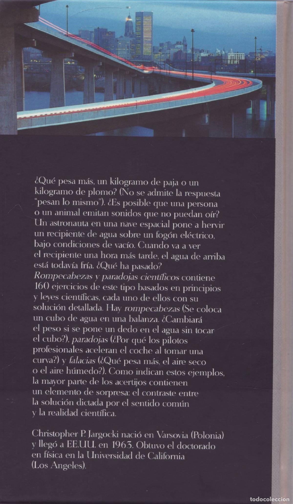 Libros de segunda mano: Rompecabezas y paradojas cientificos - P. Jargocki, Christopher - Foto 3