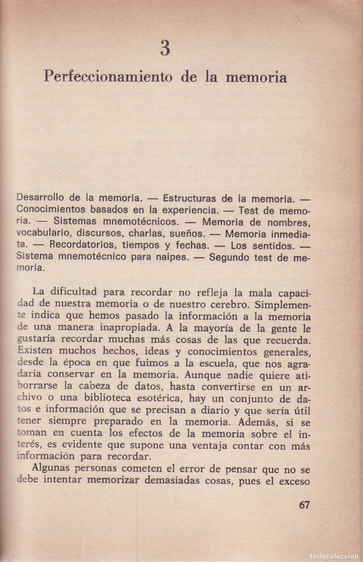Libros de segunda mano: Como potenciar su memoria - E. Brown, Mark - Foto 2