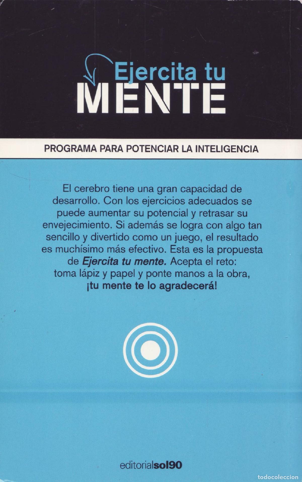Libros de segunda mano: Ejercita tu mente - Navarro, Angels - Foto 2
