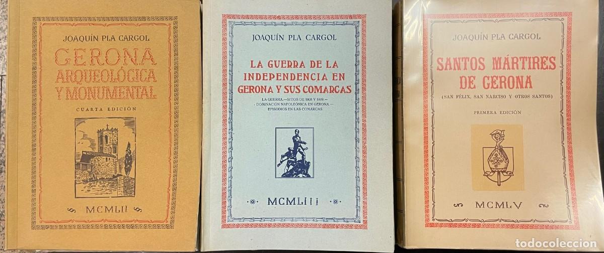 Libros de segunda mano: Joaqu&iacute;n Pla Cargol . Biblioteca Gerundense De Estudios e Investigaciones. - Foto 1