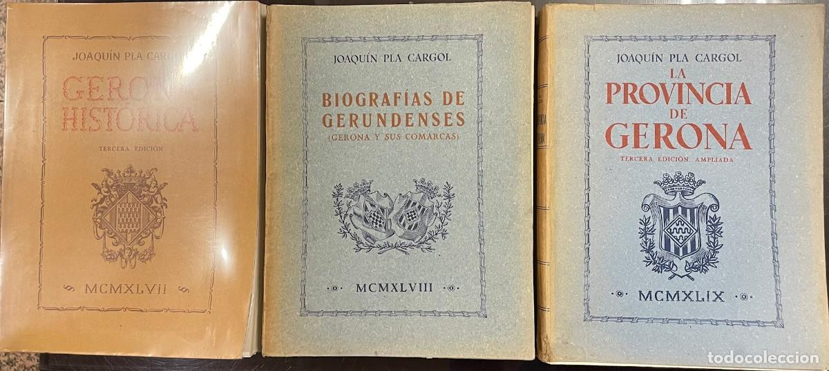 Libros de segunda mano: Joaqu&iacute;n Pla Cargol . Biblioteca Gerundense De Estudios e Investigaciones. - Foto 3