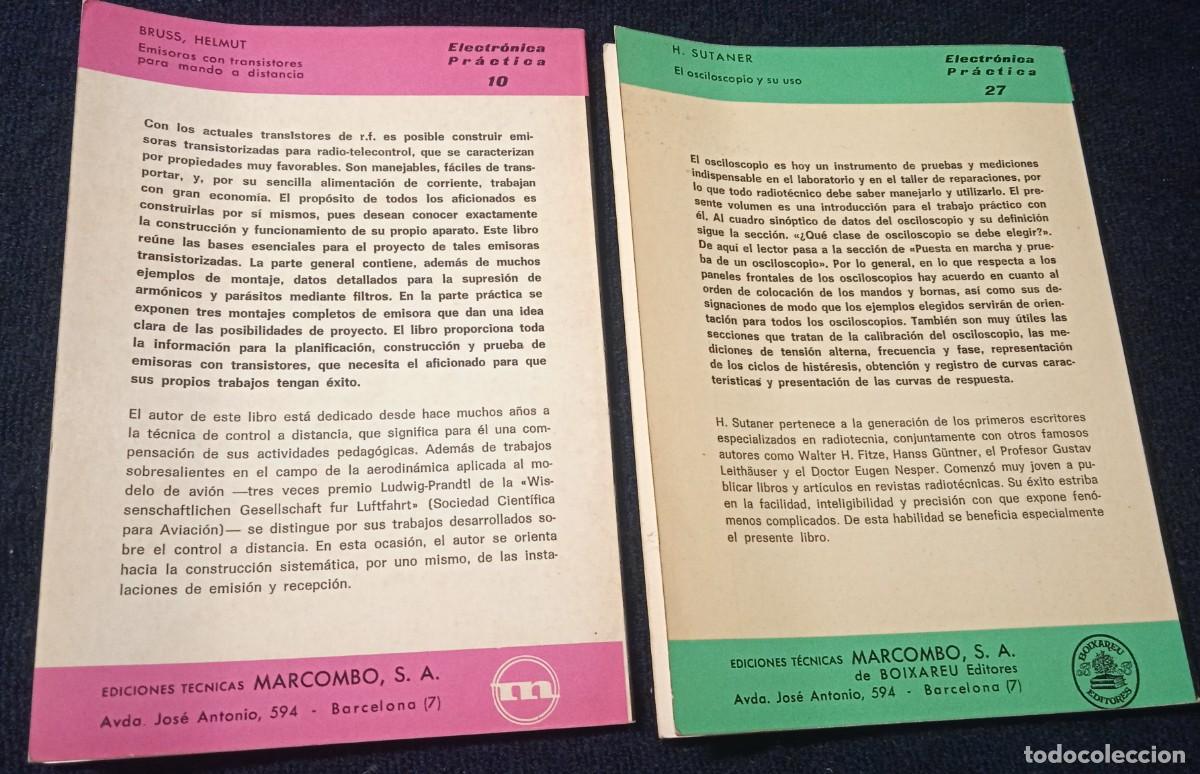 Libros de segunda mano: Electr&oacute;nica pr&aacute;ctica - Marcombo. - Foto 2