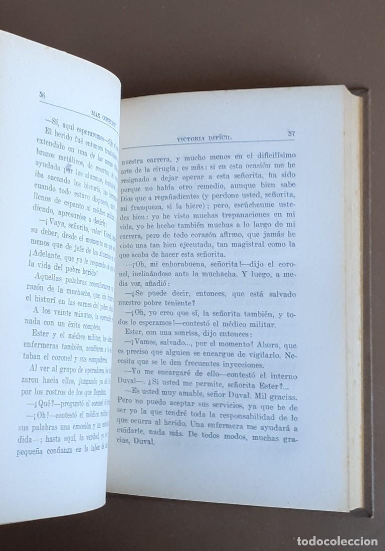 Libros de segunda mano: VICTORIA DIFICIL - Max Constant - Ed. Tibas y Ferrer - Foto 7