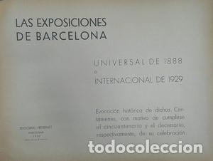Libros de segunda mano: Las Exposiciones de Barcelona. Universal de 1888 e Internacional de 1929 - Foto 2