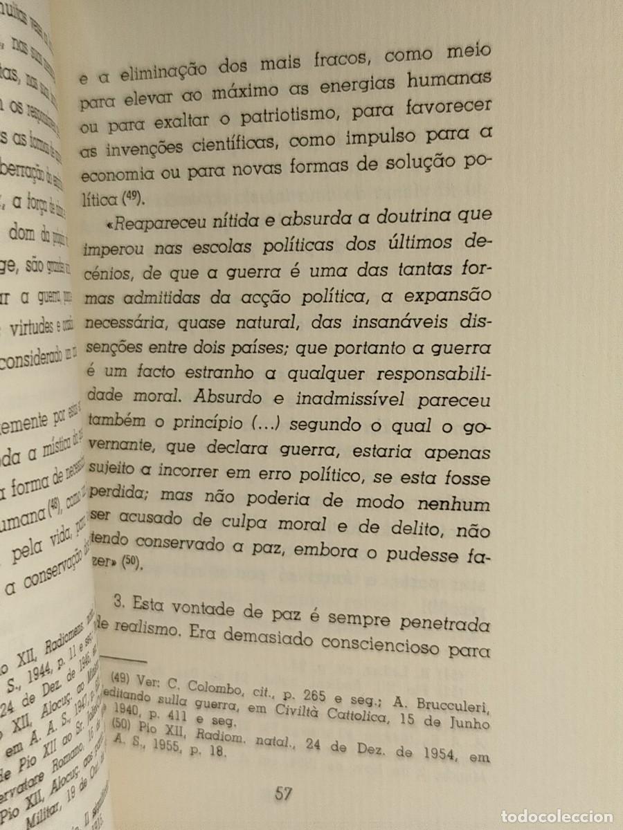 Libros de segunda mano: 1965. A guerra at&oacute;mica e a objec&ccedil;ao de consciencia. G. Perico. - Foto 5