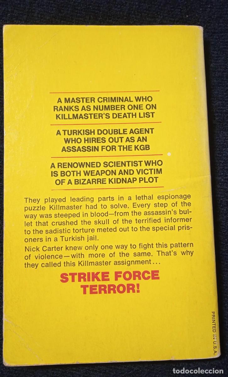 Libros de segunda mano: Nick Carter - Strike force terror. - Foto 2