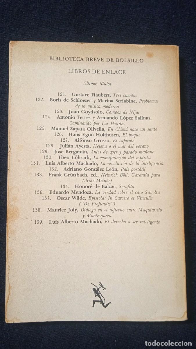 Libros de segunda mano: Las Tribulaciones del Estudiante Torless. - Foto 2