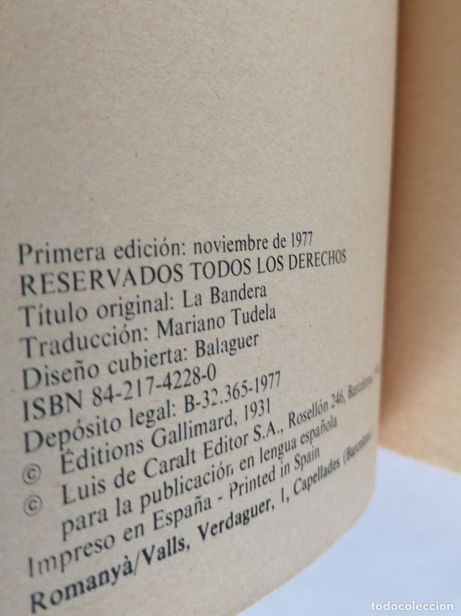 Libros de segunda mano: LA BANDERA, PIERRE MACORLAN, CARALT - Foto 5