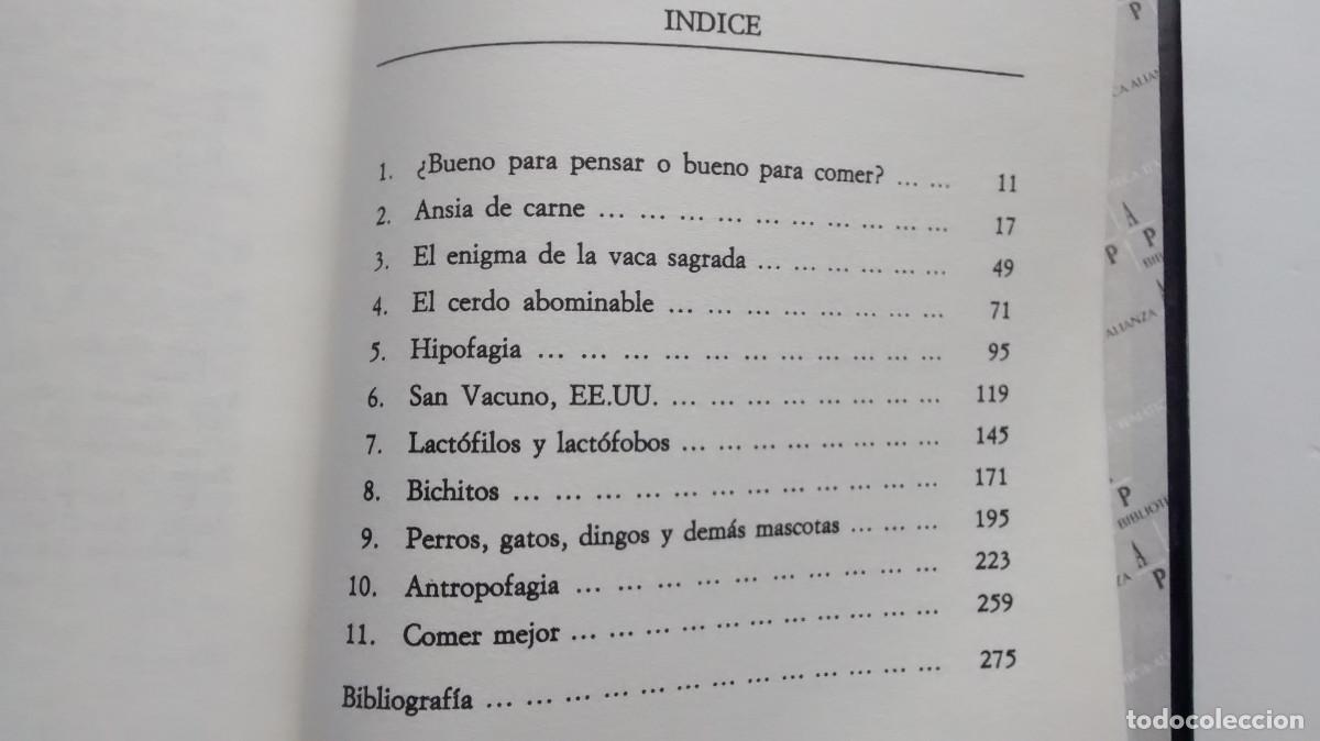 Libros de segunda mano: Bueno para comer - Marvin Harris - Foto 6