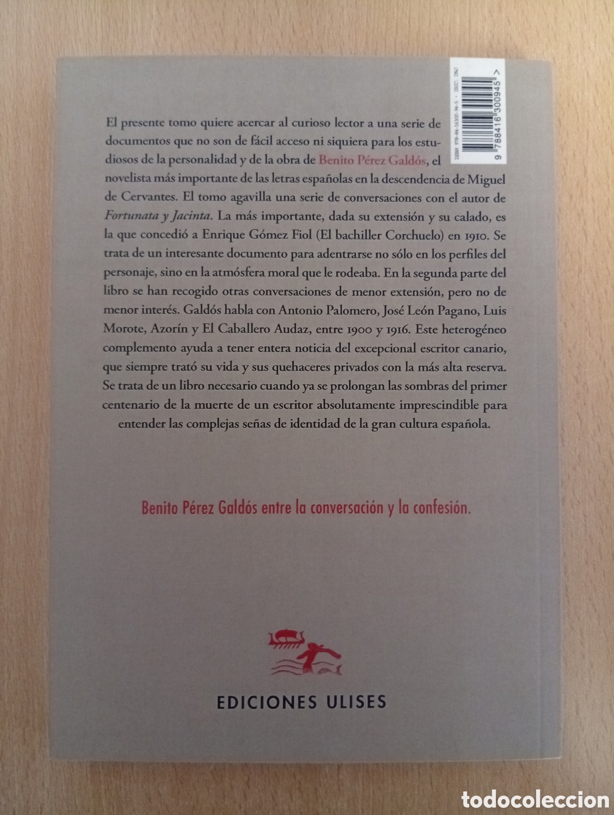Libros de segunda mano: CONVERSACIONES. Benito P&eacute;rez Gald&oacute;s - Foto 2