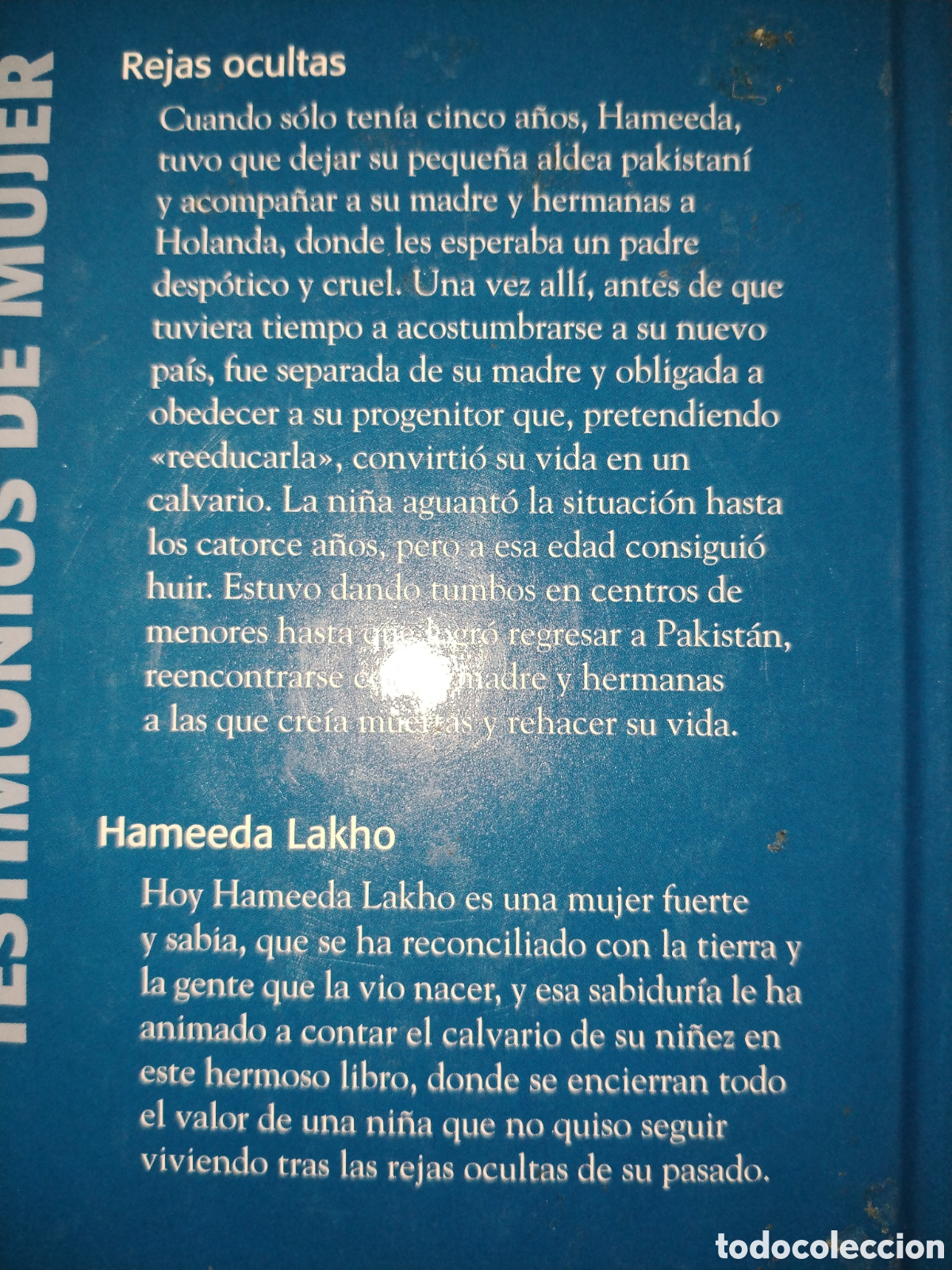 Libros de segunda mano: Rejas ocultas. Hameeda Lakho - Foto 2