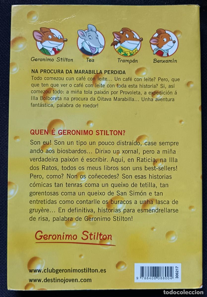 Libros de segunda mano: Na procura da marabilla perdida. Geronimo Stilton - Foto 2