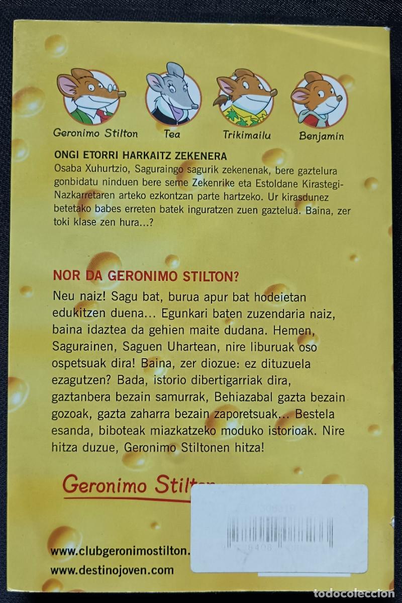 Libros de segunda mano: Ongi etorri harkaitz zekenera. Geronimo Stilton - Foto 2