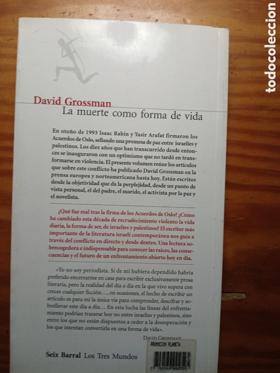 Libros de segunda mano: La muerte como forma de vida. David Grossman. - Foto 2