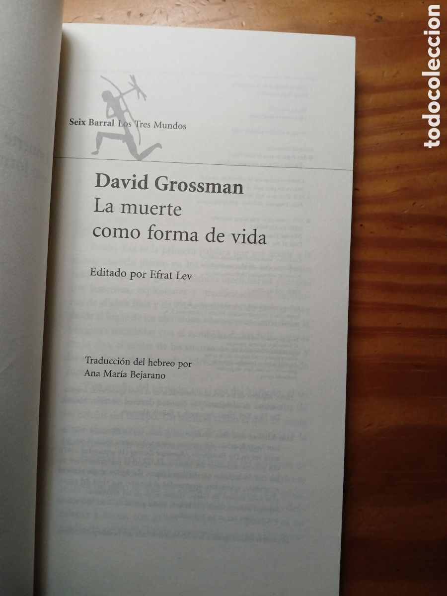 Libros de segunda mano: La muerte como forma de vida. David Grossman. - Foto 3