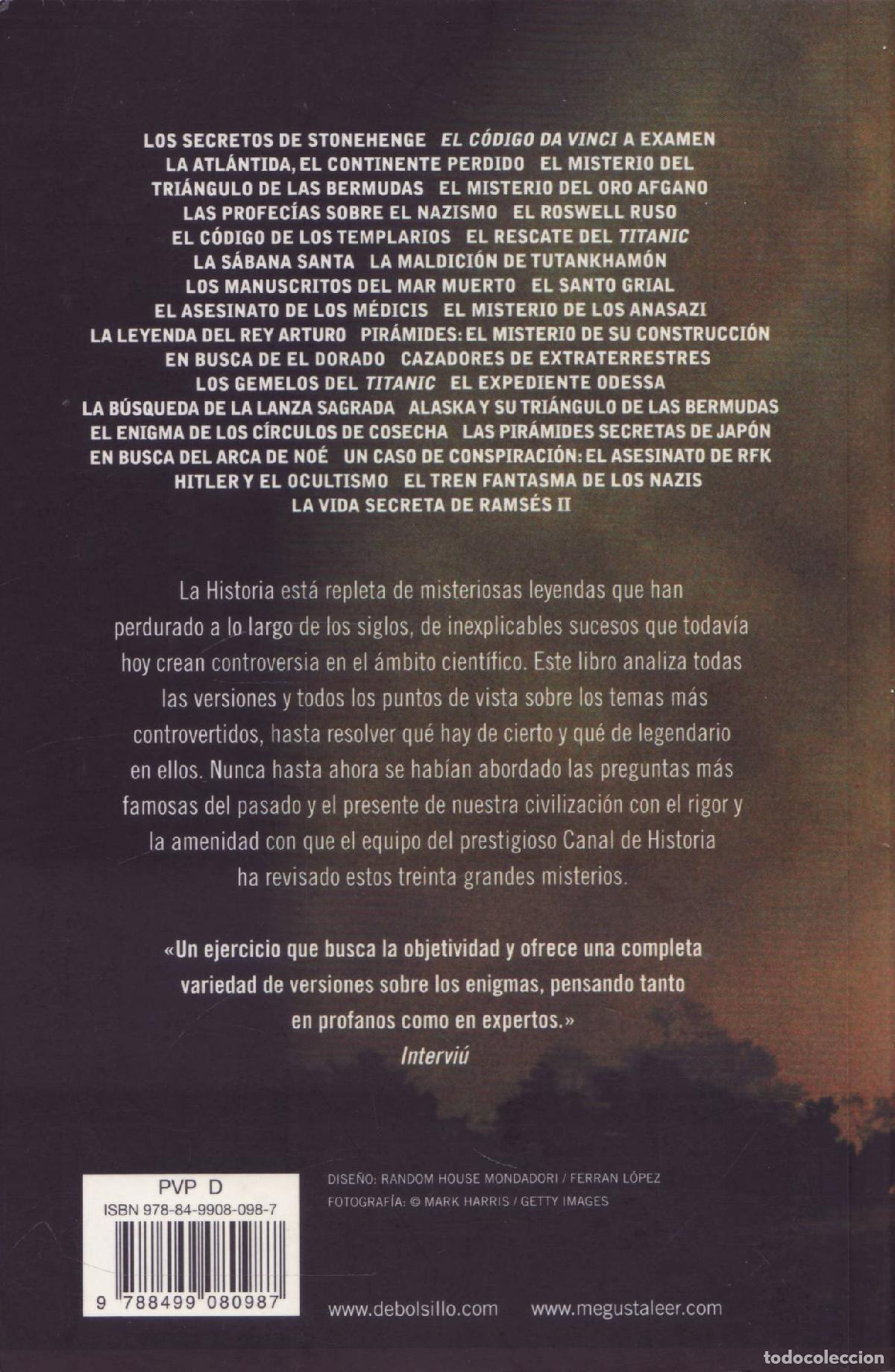 Libros de segunda mano: Los grandes misterios de la historia - Foto 3