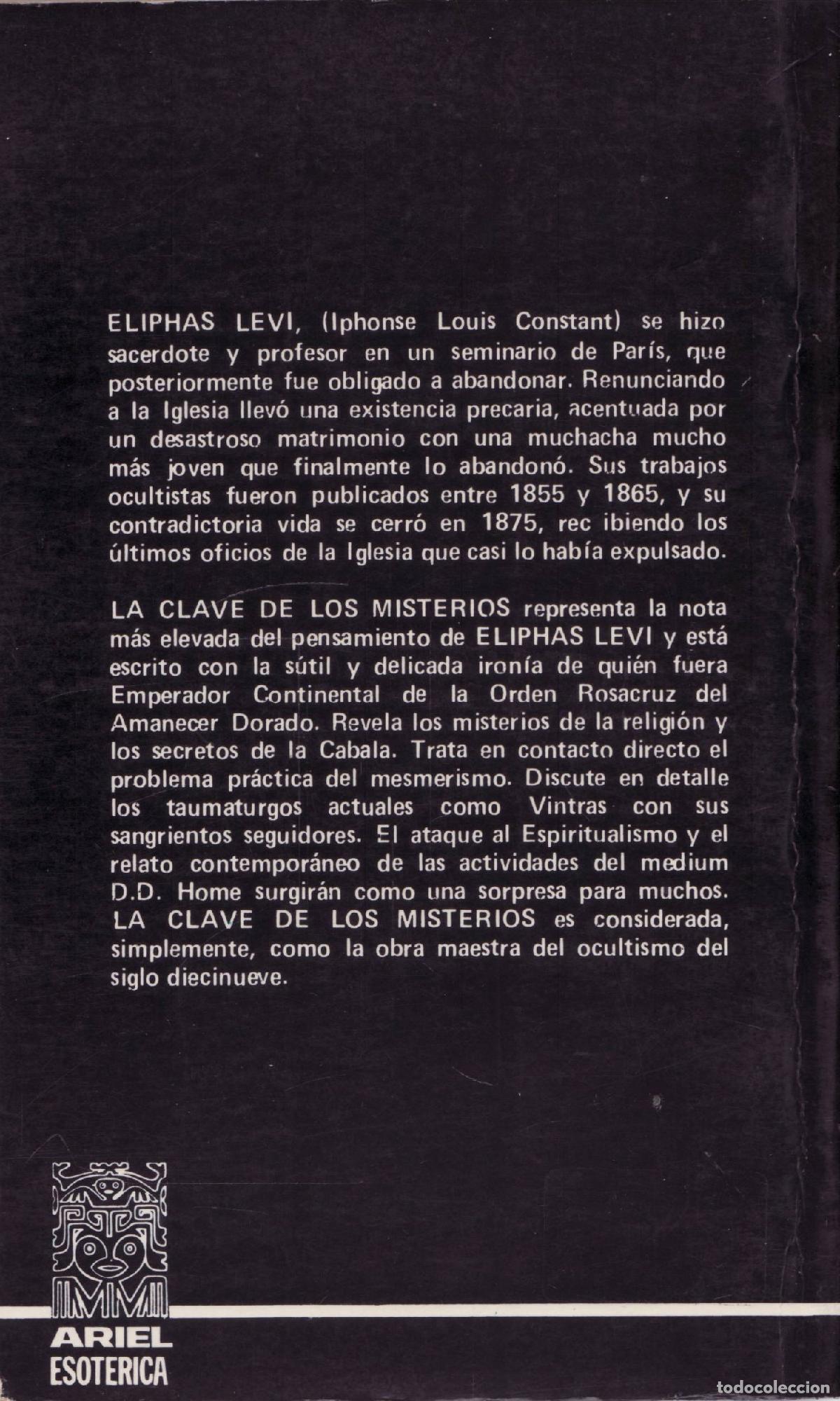 Libros de segunda mano: La clave de los misterios - Levi, Eliphas - Foto 3