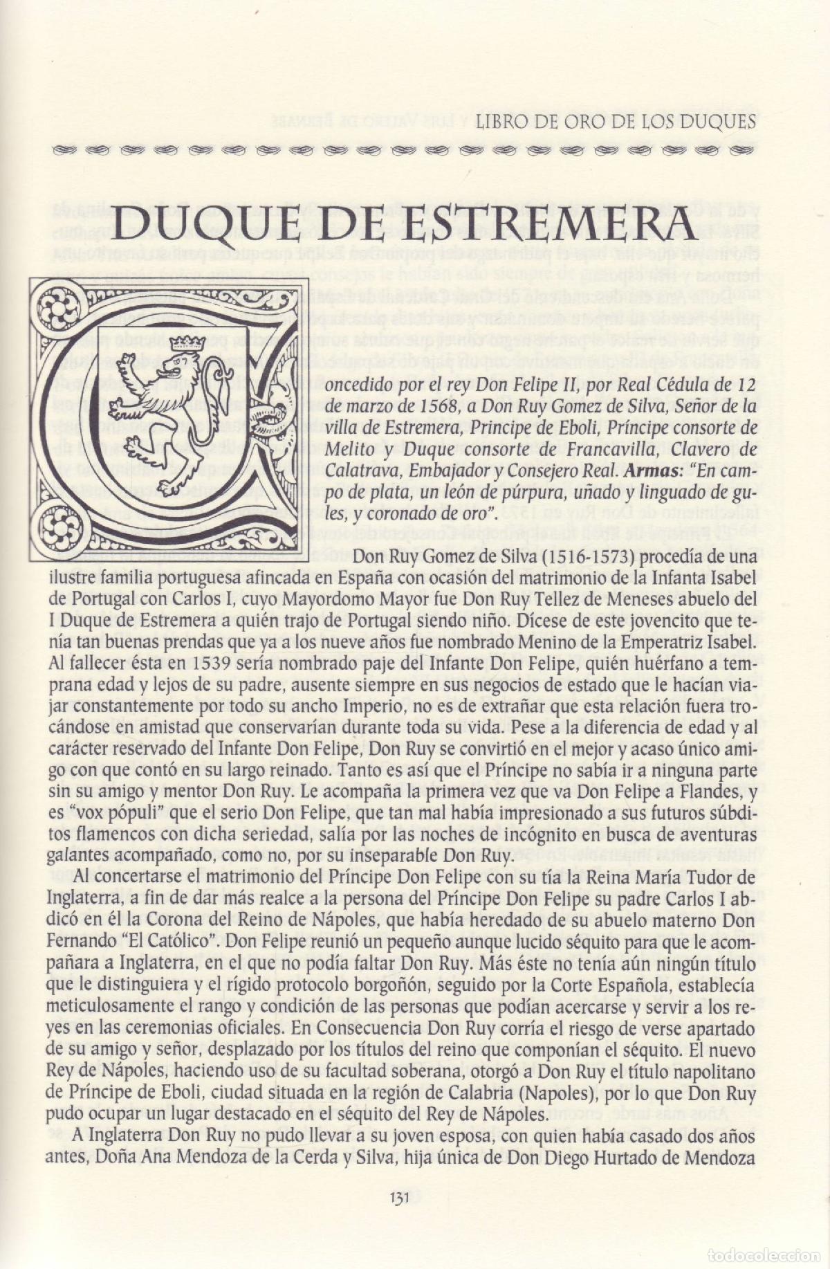 Libros de segunda mano: El libro de oro de los duques - Marquez de la Plata, Vicenta Maria - Foto 2