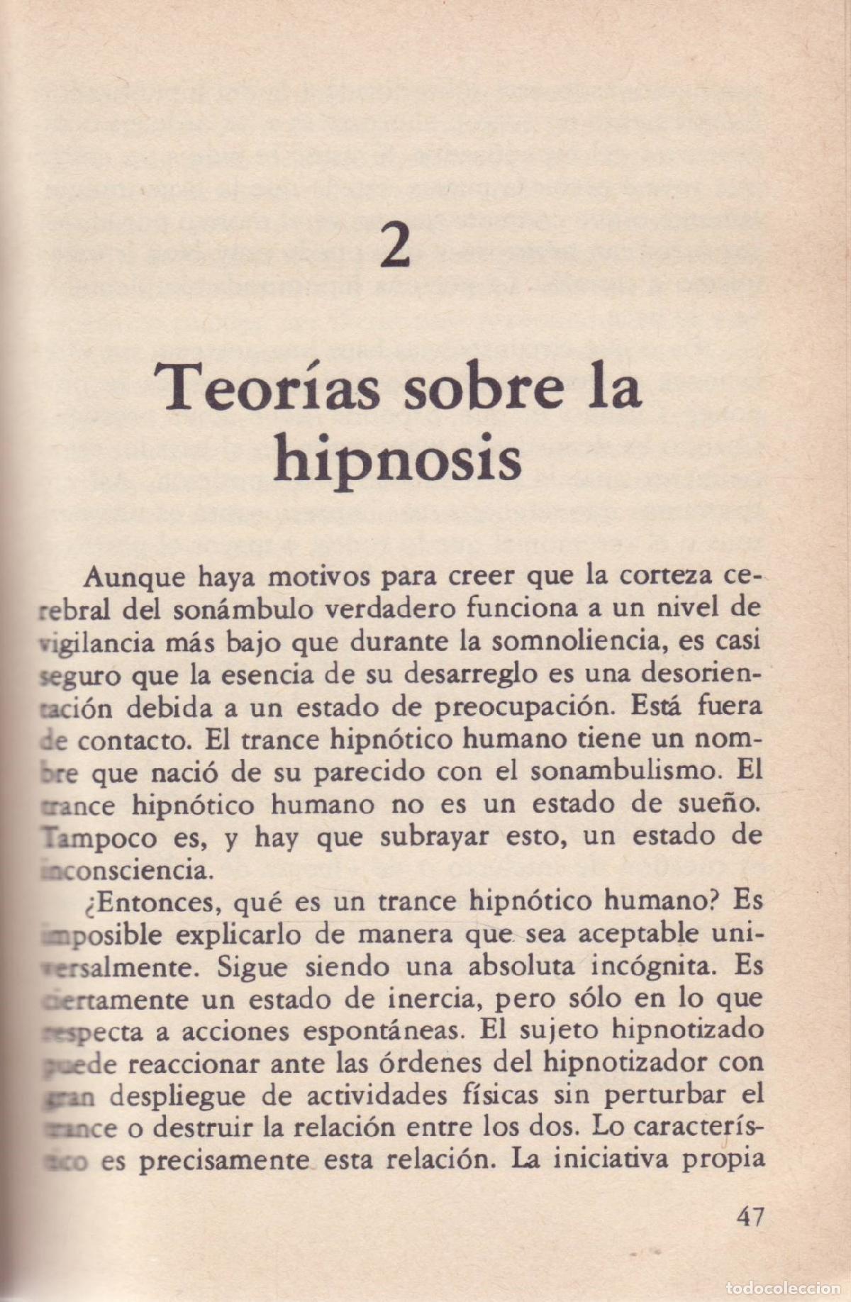 Libros de segunda mano: Teoria y practica de la hipnosis - Parra, F. Javier - Foto 2