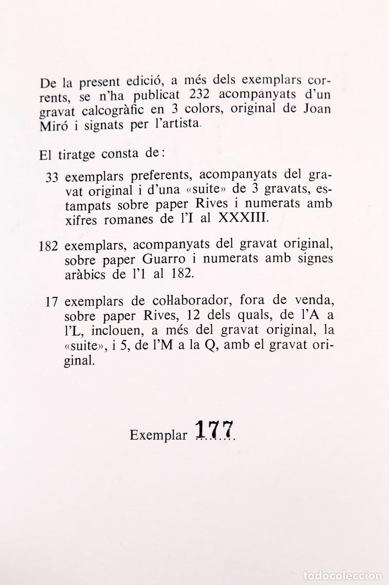 Libros de segunda mano: PICASSO I ELS REVENTOS - EDICION NUMERADA 232 EJEMPLARES - Foto 6