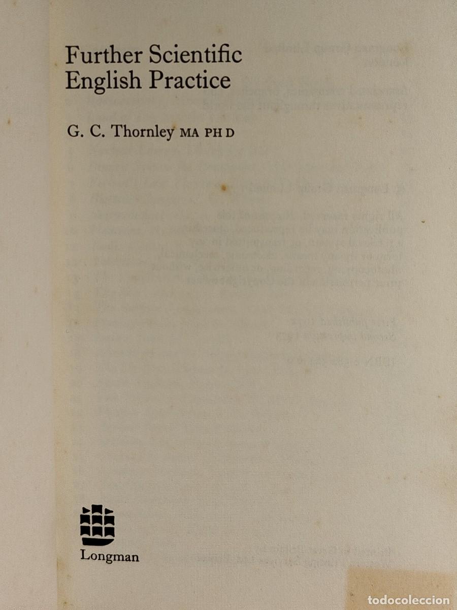 Libros de segunda mano: 1973. Escritos de inter&eacute;s cient&iacute;fico. G. C. Thornley. - Foto 2