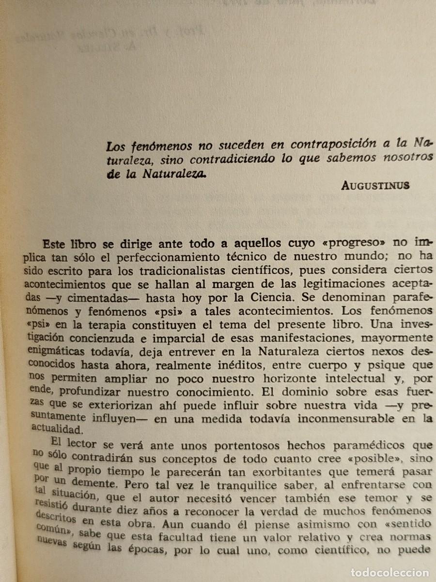 Libros de segunda mano: 1976. Curaci&oacute;n Psi. Alfred Stelter. - Foto 5