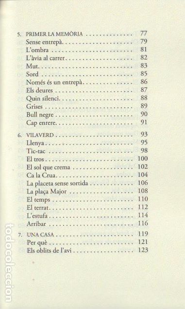 Libros de segunda mano: La mem&ograve;ria de larbre / Tina Vall&egrave;s - Foto 6