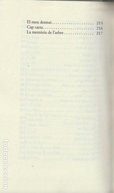 Libros de segunda mano: La mem&ograve;ria de larbre / Tina Vall&egrave;s - Foto 9