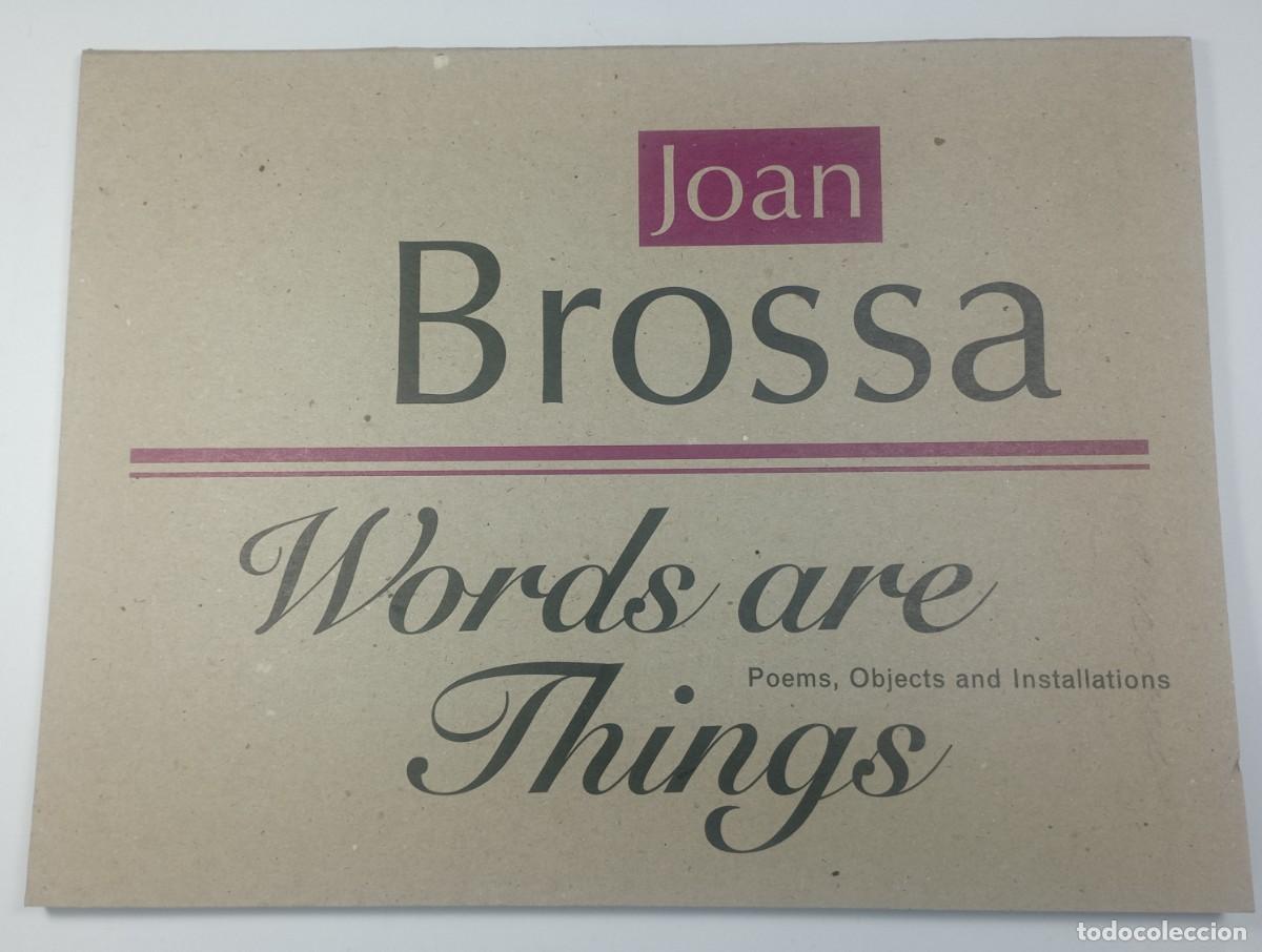 Libros de segunda mano: Joan Brossa. Words are things. Poems, Objects and Installations. Riverside Studios. 1992 - Foto 1