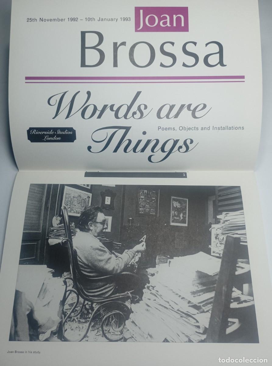 Libros de segunda mano: Joan Brossa. Words are things. Poems, Objects and Installations. Riverside Studios. 1992 - Foto 3