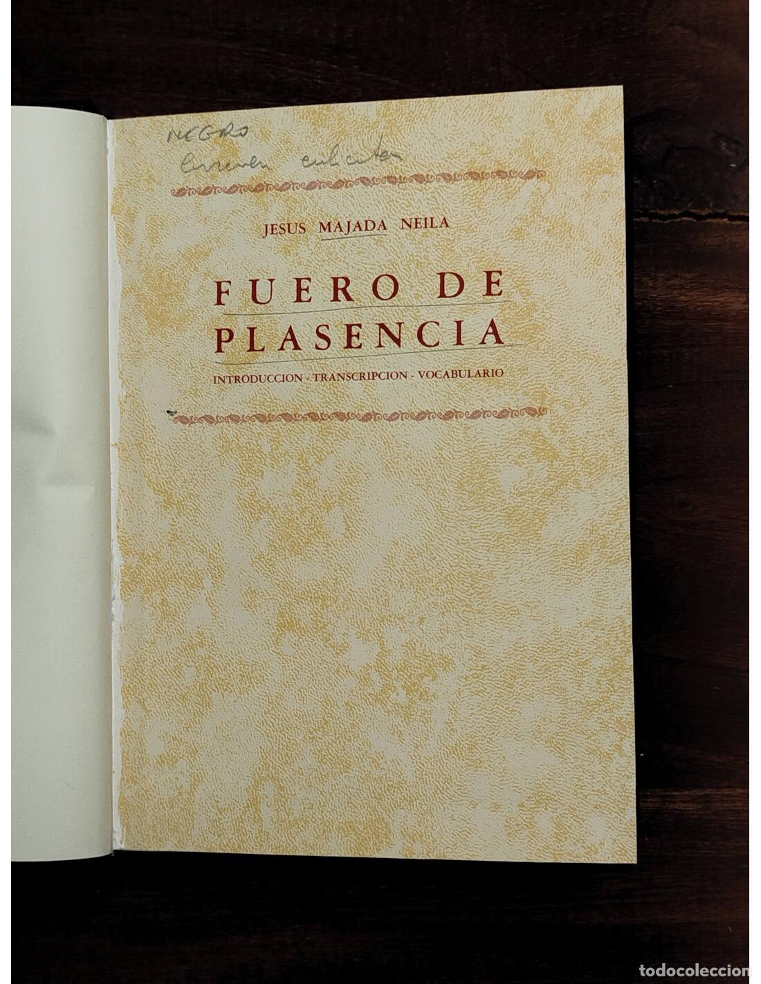 Libros de segunda mano: FUERO DE PLASENCIA. MAJADA NEILA, Jes&uacute;s. . 1986. - Foto 2