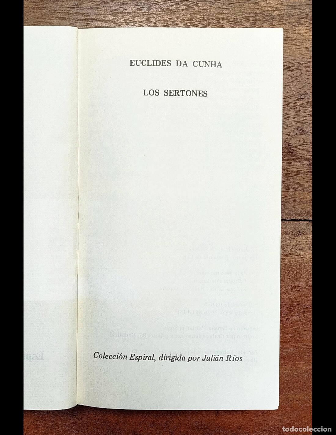 Libros de segunda mano: LOS SERTONES. CUNHA, Euclides da. Fundamentos. 1981. - Foto 2