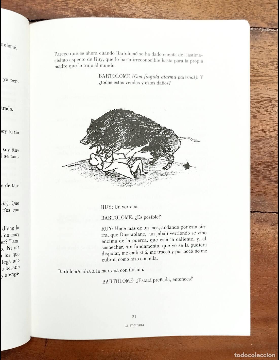 Libros de segunda mano: LA MARRANA. CUERDA, Jos&eacute; Luis. Alma. 1992. - Foto 3