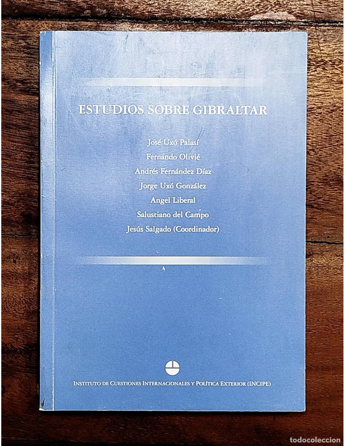 Libros de segunda mano: ESTUDIOS SOBRE GIBRALTAR. VV.AA. INCIPE. 1996. - Foto 1