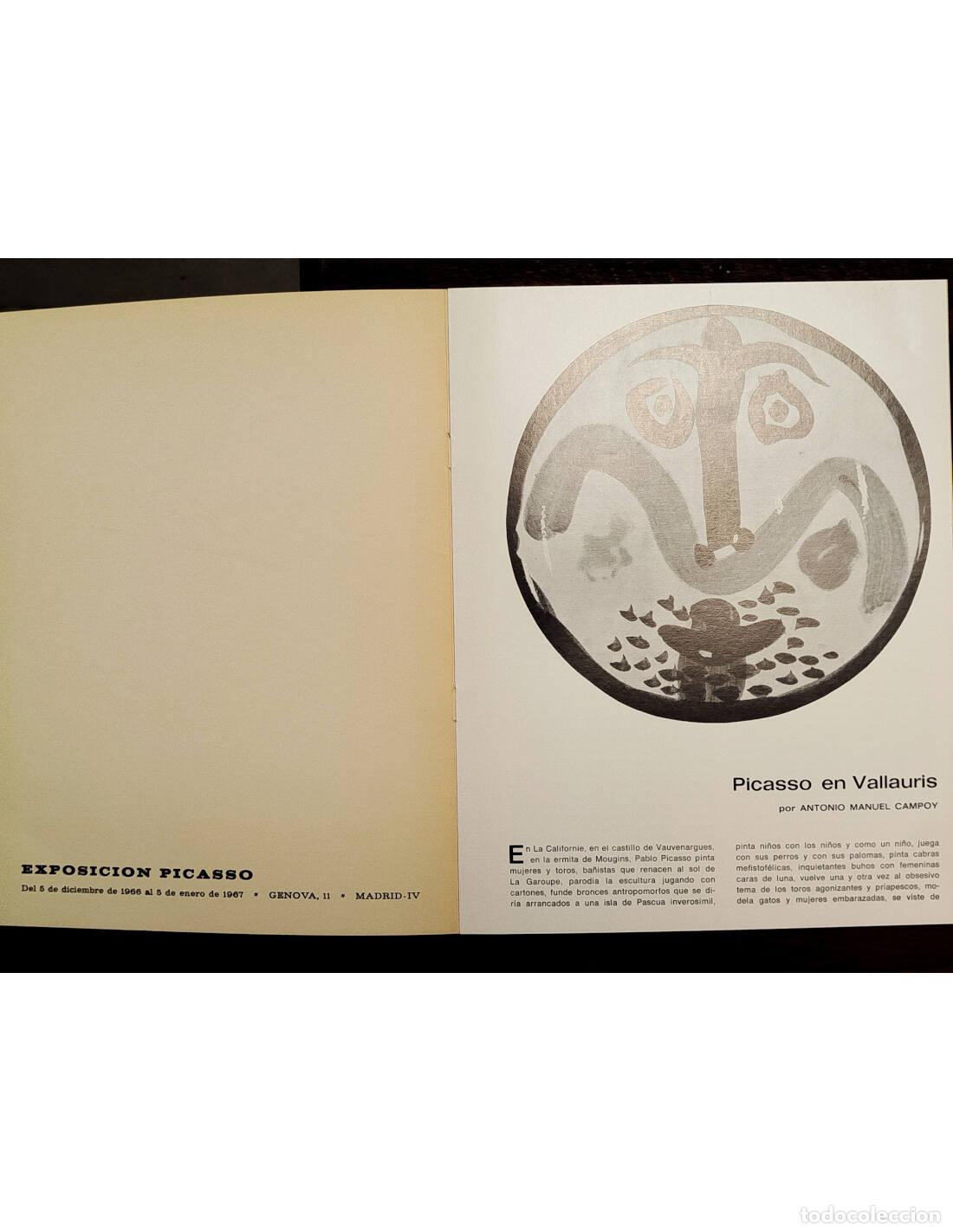 Libros de segunda mano: PICASSO. PICASSO, Pablo. Galer&iacute;a Biosca. 1967. - Foto 2