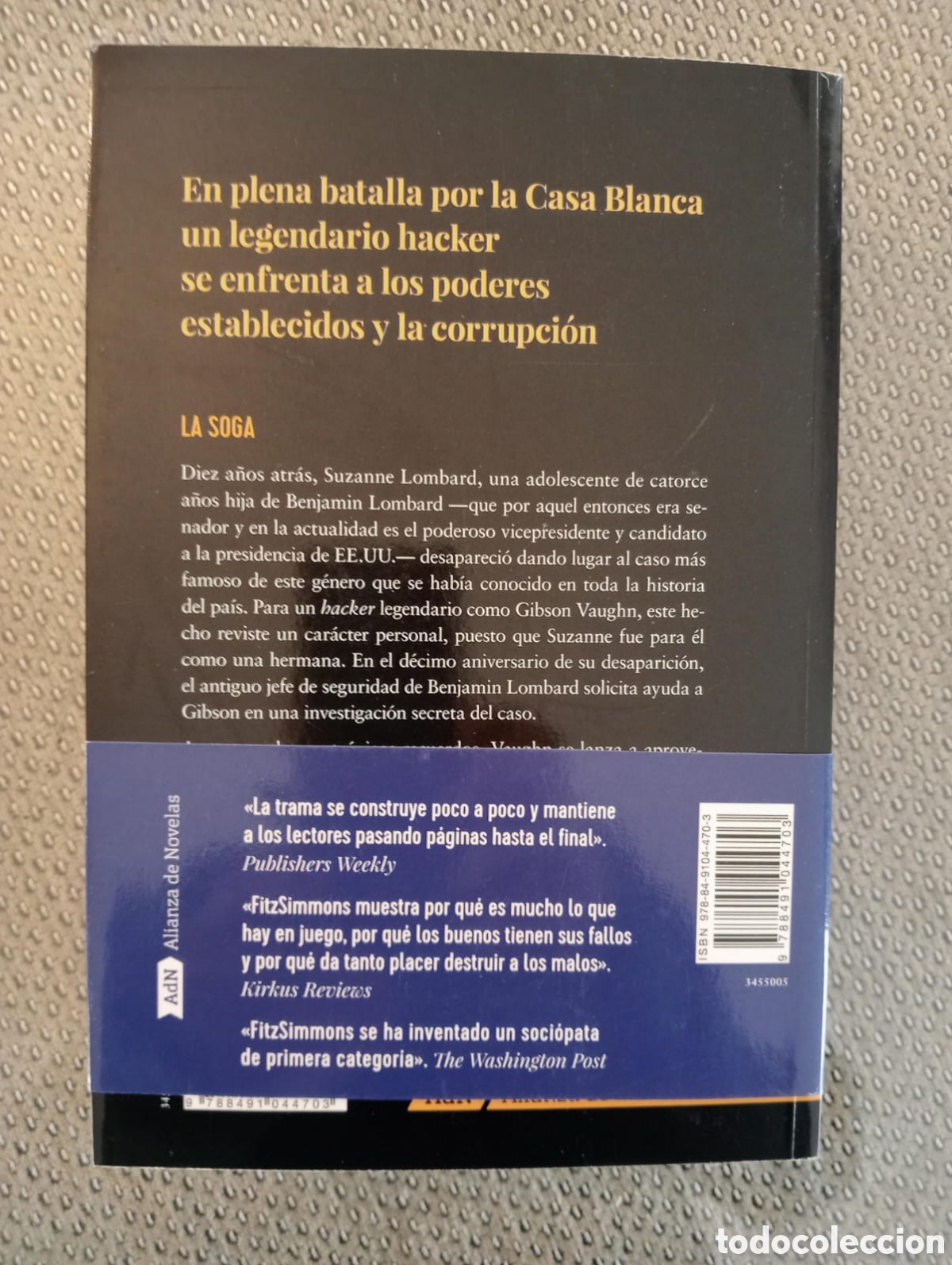 Libros de segunda mano: LA SOGA / MATTHEW FITZSIMMONS. - Foto 4