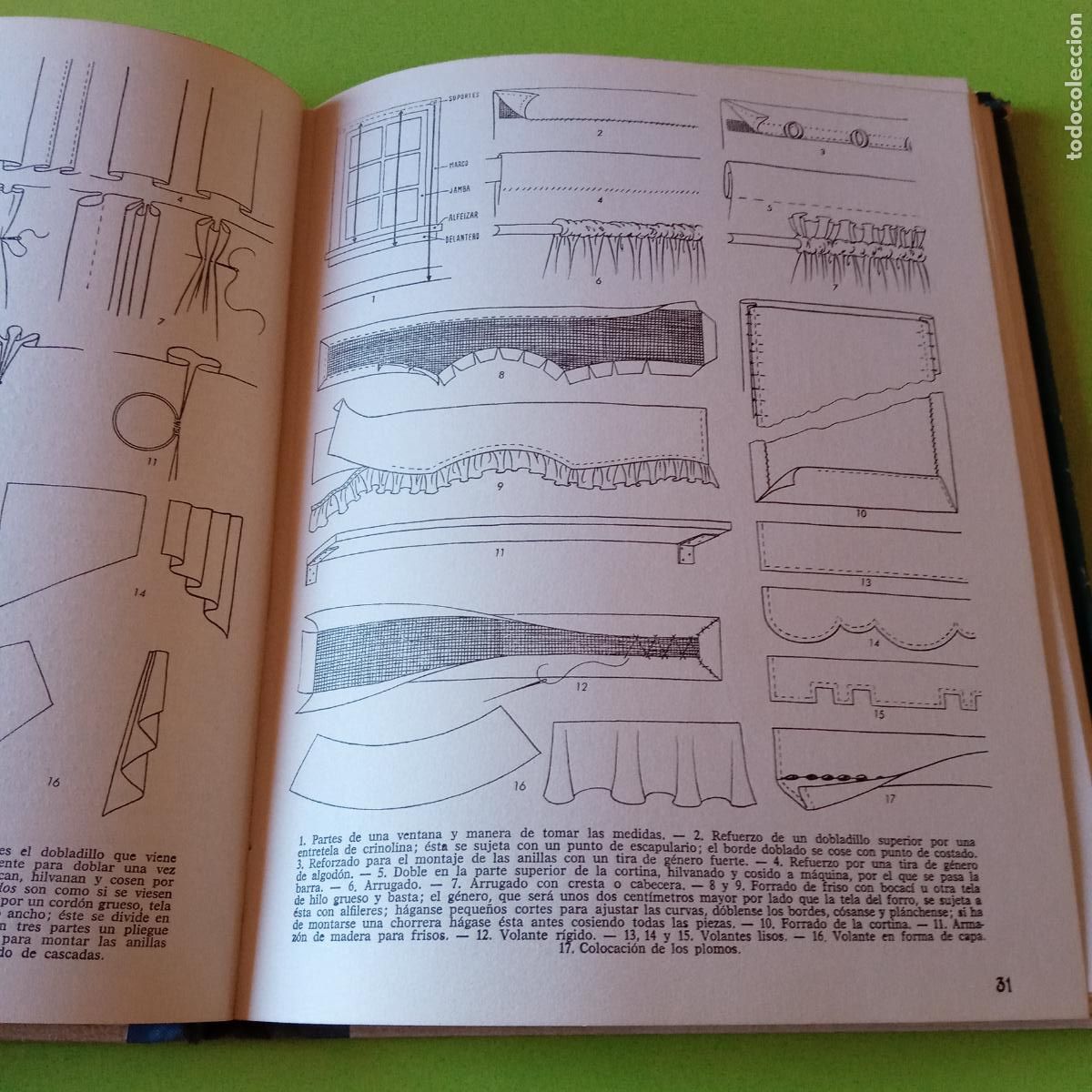 Libros de segunda mano: COMPLEMENTOS DE LA DECORACI&Oacute;N. CONFECCI&Oacute;N T&Eacute;CNICAS Y LOS MATERIALES. 1962 - Foto 2