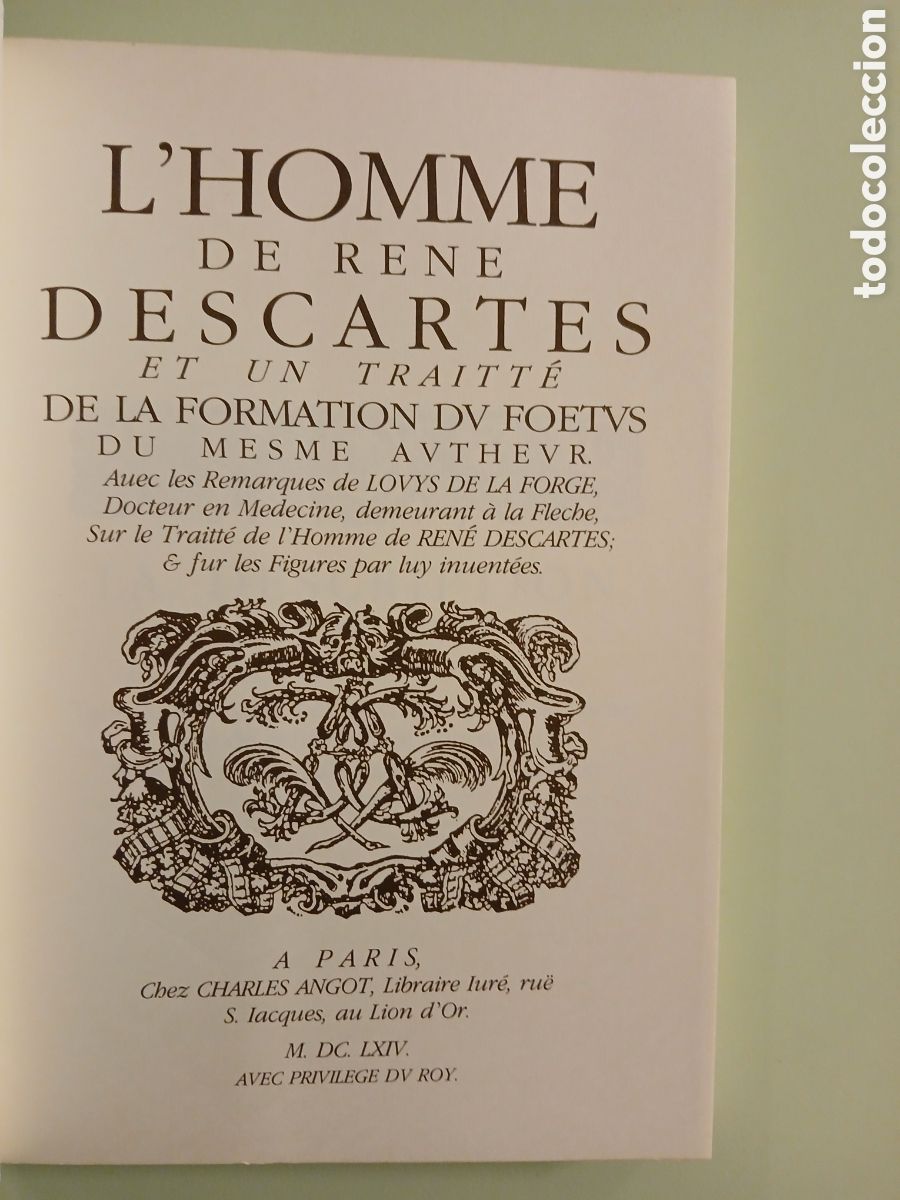 Libros de segunda mano: Du Foetus. R. Descartes - Foto 4