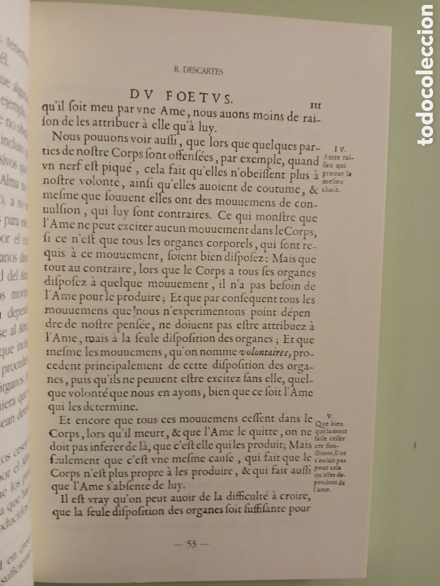 Libros de segunda mano: Du Foetus. R. Descartes - Foto 7