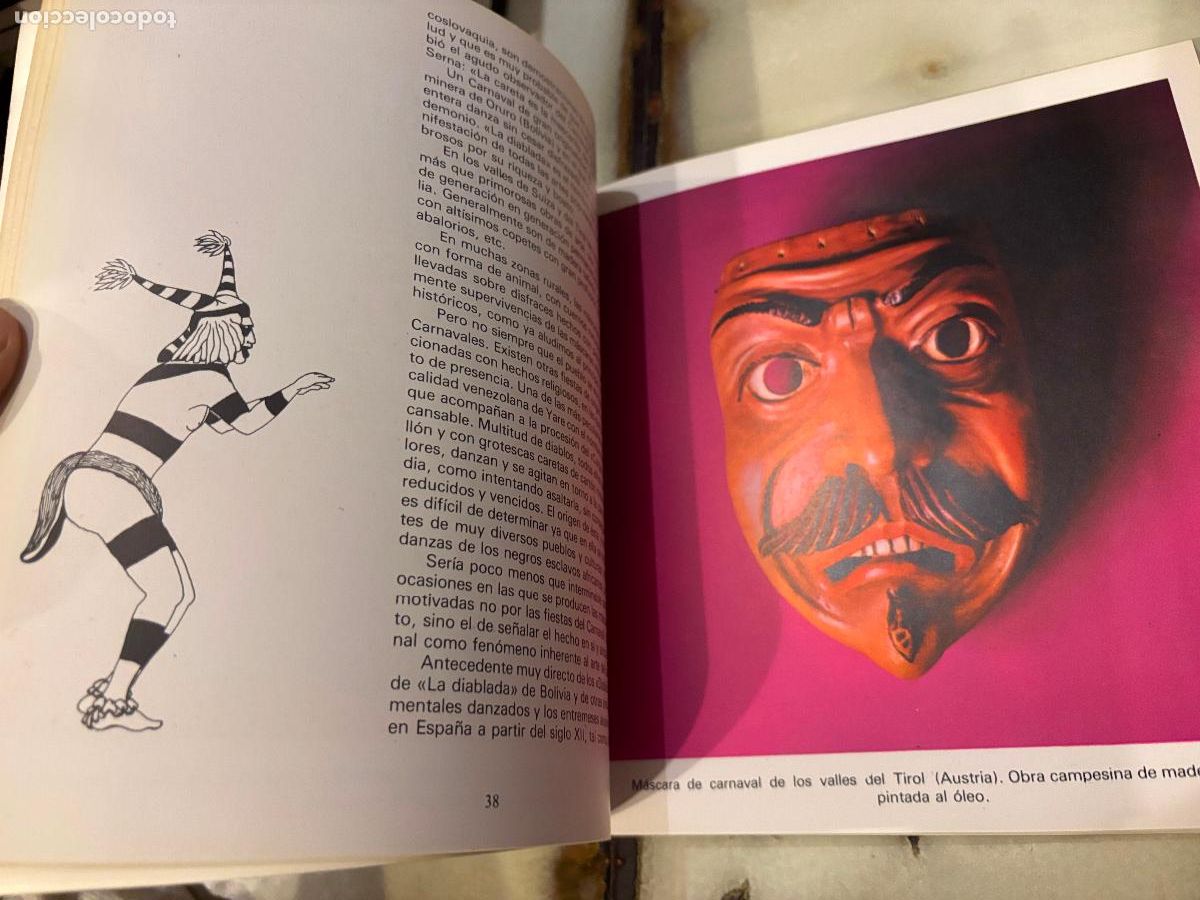 Libros de segunda mano: M&aacute;scara y rostro en el arte popular. Juan Ram&iacute;rez de Lucas - Foto 6