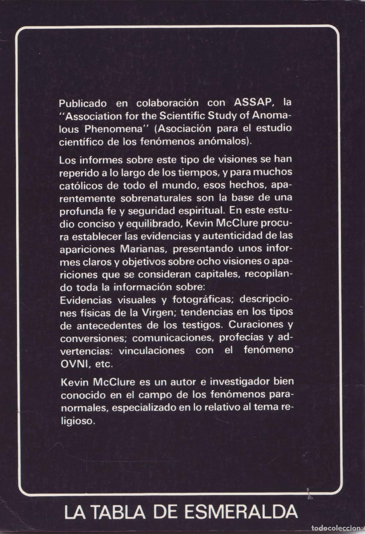 Libros de segunda mano: Evidencias sobre las apariciones de la virgen - McClure, Kevin - Foto 2