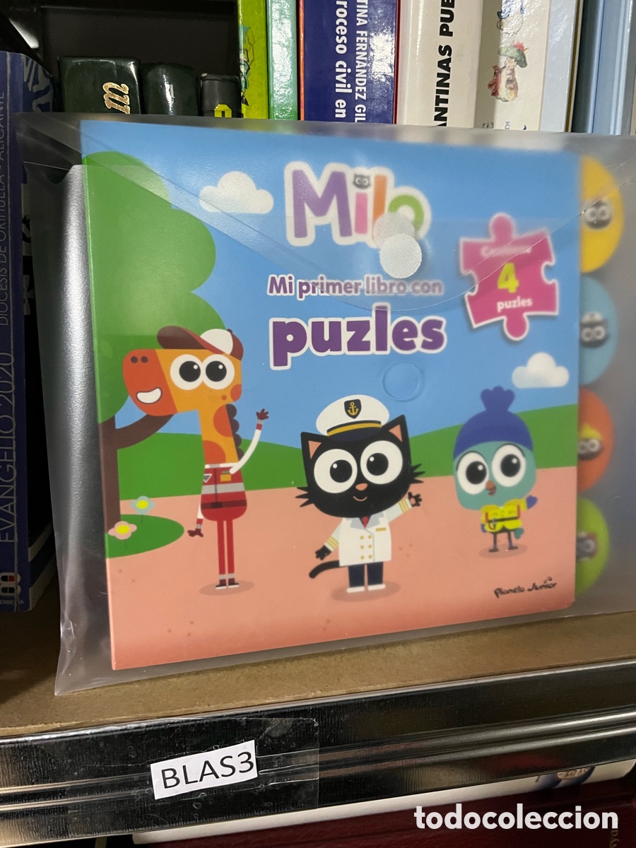 Libros de segunda mano: Blas3 milo, mi primer libro de puzzles puzles - planeta - Foto 1