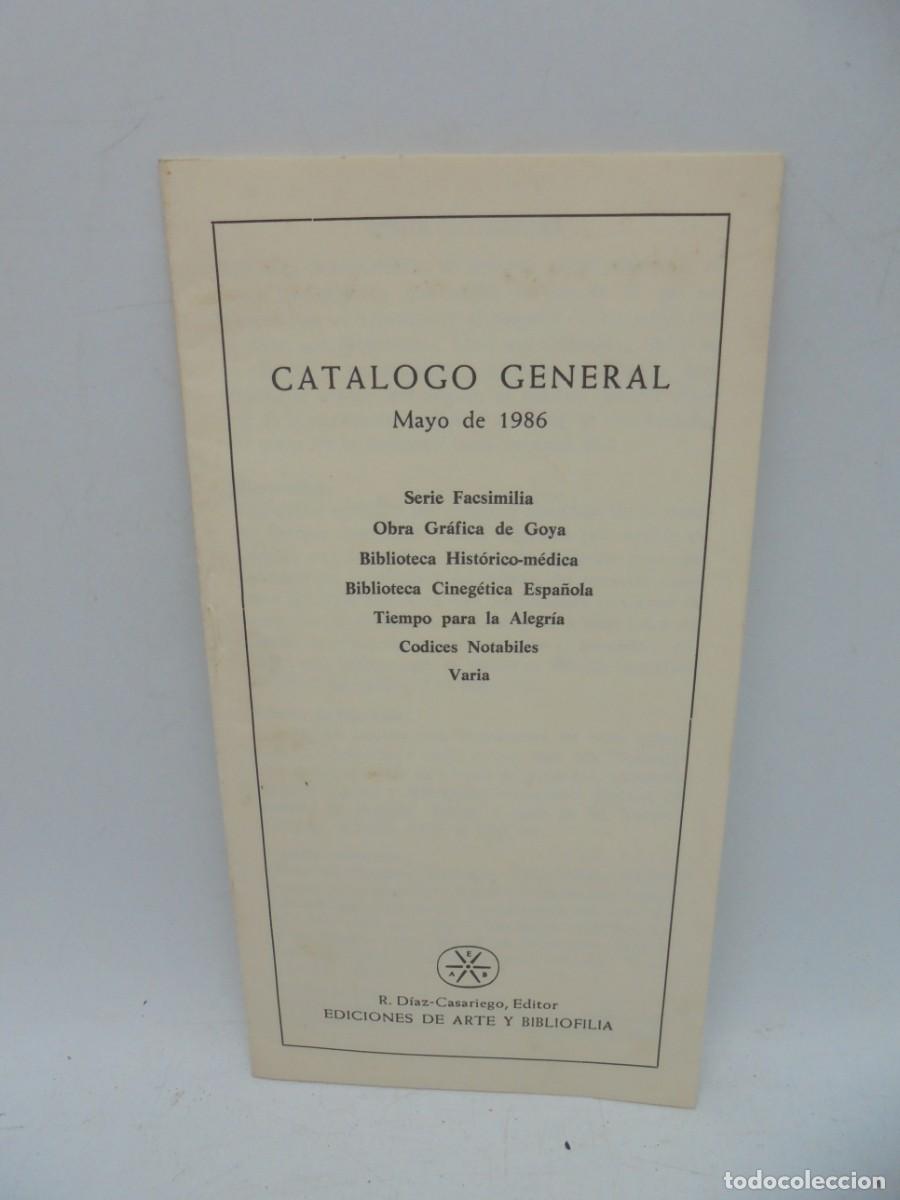 Libros de segunda mano: CATALOGO GENERAL. EDICIONES DE ARTE Y BIBLIOFILIA. 1986. - Foto 1