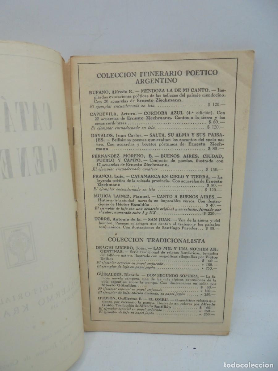 Libros de segunda mano: CATALOGO GENERAL. EDITORIAL GUILLERMO KRAFT. BUENOS AIRES. - Foto 2