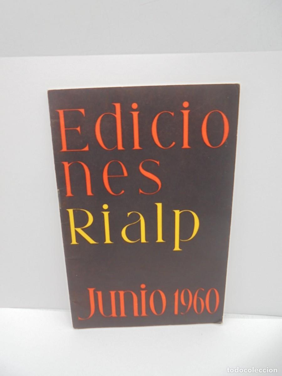 Libros de segunda mano: CATALOGO. EDICIONES RIALP. JUNIO 1960. - Foto 1