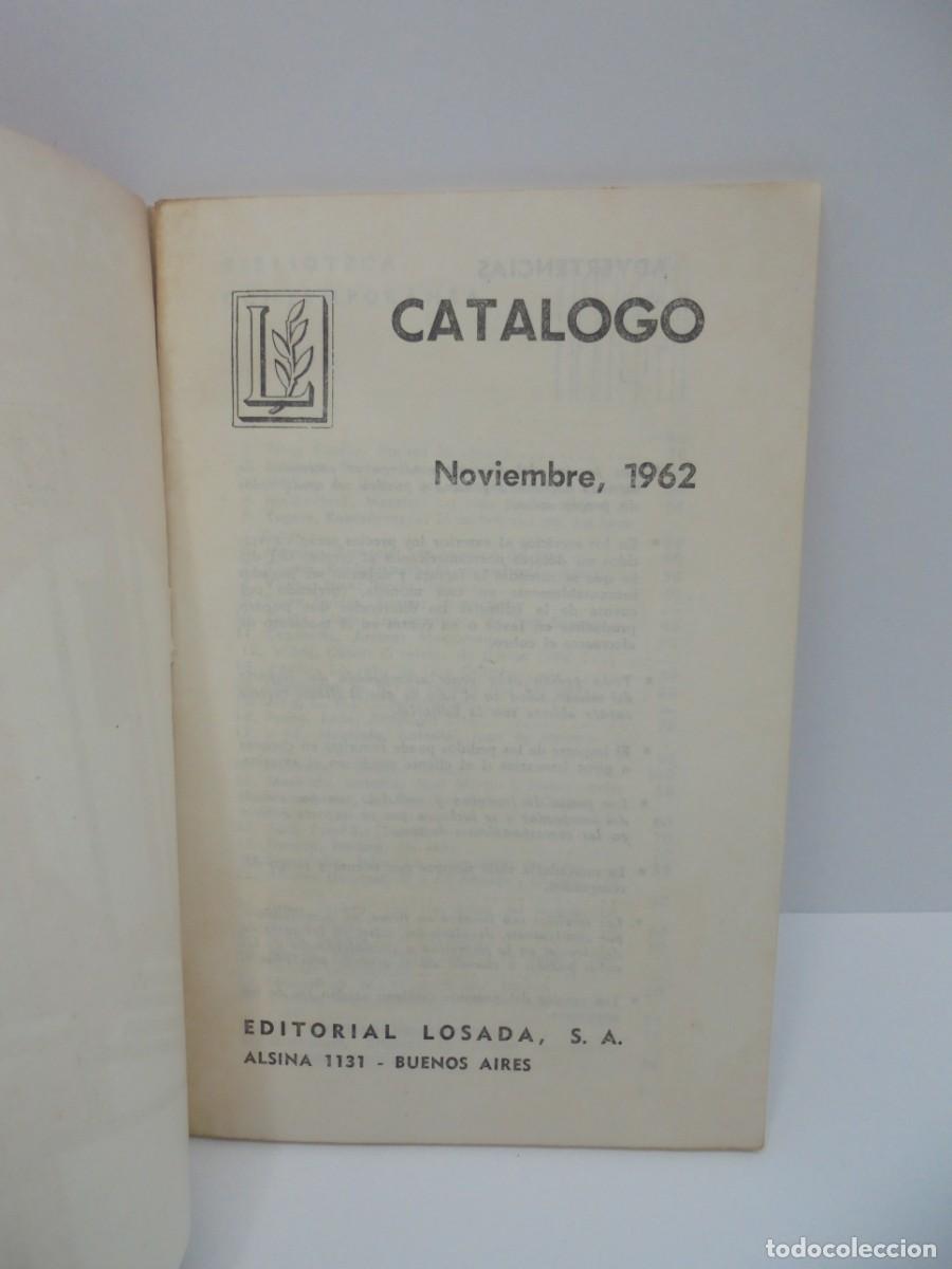 Libros de segunda mano: CATALOGO. EDITORIAL LOSADA. NOVIEMBRE 1962. - Foto 2