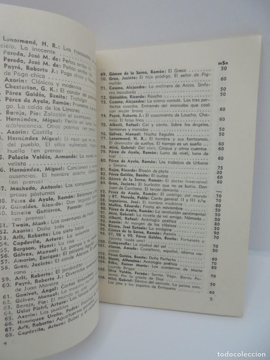 Libros de segunda mano: CATALOGO. EDITORIAL LOSADA. NOVIEMBRE 1962. - Foto 3