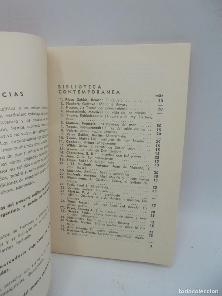 Libros de segunda mano: CATALOGO. EDITORIAL LOSADA. OCTUBRE 1958. - Foto 2